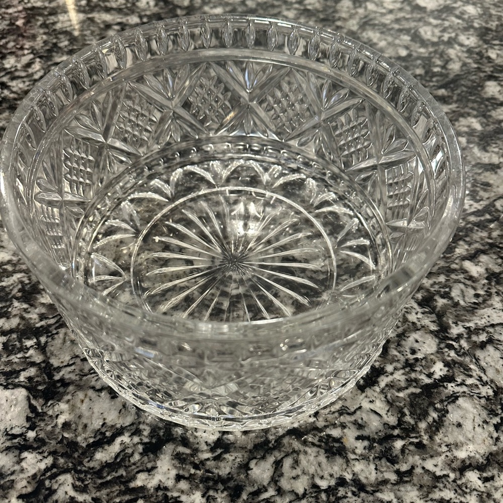 Godinger Crystal Clear Glass Salad Bowl